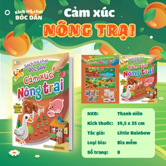 Sách Trò Chơi Bóc Dán Cảm Xúc - Nông Trại