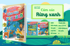 Sách Trò Chơi Bóc Dán Cảm Xúc - Rừng Xanh