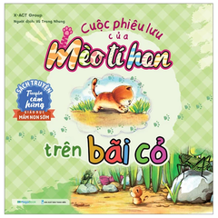 Cuộc Phiêu Lưu Của Mèo Tí Hon - Trên Bãi Cỏ (20 Stickers Con Vật)