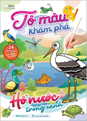 Tô Màu Khám Phá - Hồ Nước Trong Xanh