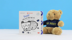 Sách Âm Thanh - Hush! Little Bear Is Sleeping - Suỵt! Gấu Con Sắp Ngủ Rồi - Wee Gallery