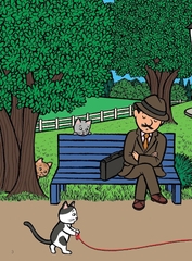 Sợi Len Đỏ Và 100 Chú Mèo - Tomoko Omura