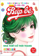 Dán Hình & Tô Màu Búp Bê - Nhà Thiết Kế Thời Trang - Sành điệu - Sticker Trong Suốt