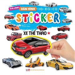 Trò Chơi Dán Hình IQ-EQ-CQ - Sticker - Xe Thể Thao -Tập 1