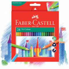 Chì Màu Khô Tam Giác Trivolour Faber-Castell - 24 Màu