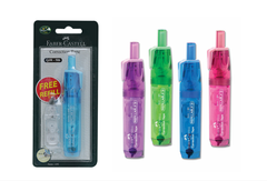 BÚT XOÁ KÉO BẤM QJR 506, 6M, Pink+1 Refill