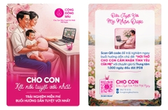 Thẻ 8 - Bé Sơ Sinh Từ 1 tháng: "CHO CON KHỞI ĐẦU TUYỆT VỜI NHẤT"