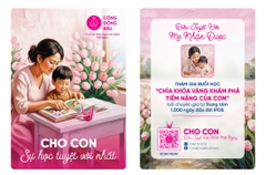 Thẻ 11 - Bé Sơ Sinh Từ 6 tháng: "CHO CON SỰ HỌC TUYỆT VỜI NHẤT"