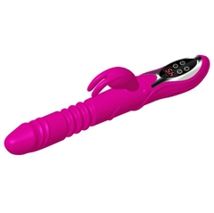 Dương vật giả phát nhiệt Rabbit Vibrators LCD 45 độ