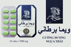 Ngựa Thái Chính Hãng 7000mg hỗ trợ tăng cường sinh lý nam hộp 10 viên