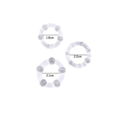 BỘ 3 VÒNG BI SILICON ĐEO DƯƠNG VẬT CHỐNG XUẤT SỚM