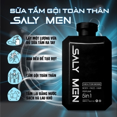 Sữa tắm gội toàn thân SALY MEN 5 in 1 500ml