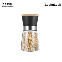 CKO116BLK - Hũ xay tiêu thủy tinh Lock&Lock 170ml - Màu đen