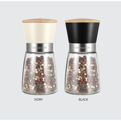 CKO116BLK - Hũ xay tiêu thủy tinh Lock&Lock 170ml - Màu đen