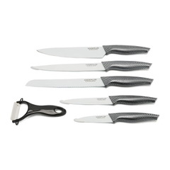 CKK101S01- Bộ dao nhà bếp 6 món: dao*5, dụng cụ gọt vỏ trái cây*1