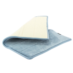 MAT511BLU-Thảm chùi chân memory foam - Stripe, size M-460*700-15, màu xanh.