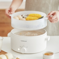 EJP134IVY - Nồi điện đa năng Locknlock Electric multipot 220V, 50Hz, 1350W, 5.0L- Màu ngà