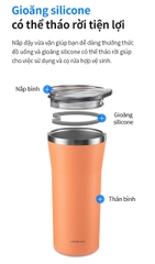LHC4325NVY - Bình giữ nhiệt LocknLock Daily Essential 870ml - Màu xanh navy