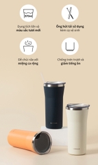 LHC4325IVY - Bình giữ nhiệt LocknLock Daily Essential 870ml - Màu ngà