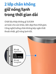 LHC4325IVY - Bình giữ nhiệt LocknLock Daily Essential 870ml - Màu ngà