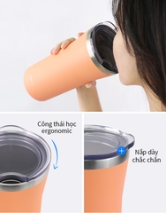 LHC4325IVY - Bình giữ nhiệt LocknLock Daily Essential 870ml - Màu ngà