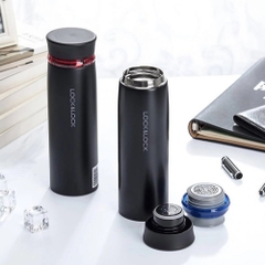 LHC4131BKB -Bình giữ nhiệt Lock&Lock Feather Light Ring 450ml - Màu Đen / Xanh