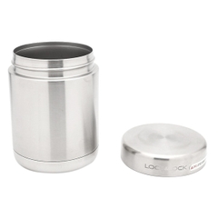 LHC8015 - Bộ hộp cơm giữ nhiệt Lunch Box 910ml - Hộp giữ nhiệt 350ml*1, Hộp inox 280ml*2, Đũa*1 đôi, túi đựng đũa, túi đựng bộ hộp cơm