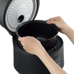 EJR346BLK - Nồi cơm điện LocknLock Compact rice cooker 220V, 50Hz, 500W, 1.2L - Màu đen
