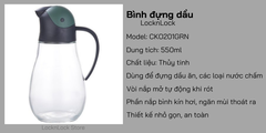 CKO201GRN-OCH-BÌNH ĐỰNG DẦU-550ML-GRN-CN