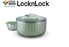 CKS319GRN - Bộ Rổ Quay Rau và Dụng cụ băm rau củ LocknLock, D260XH190 mm - Màu xanh lá