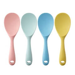 CKT207MIT-Muôi múc cơm bằng silicone Màu xanh bạc hà