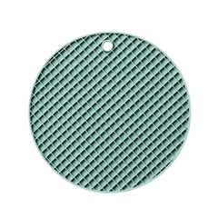 CKT218MIT-Miếng lót nồi hình tròn kiểu tổ ong-Màu xanh bạc hà