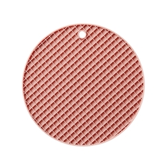 CKT218MIT-Miếng lót nồi hình tròn kiểu tổ ong-Màu xanh bạc hà