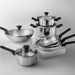 CSC2023IH-Nồi inox Daily 2 tay cầm hiệu LocknLock, kích thước 20cm-NTL-CN-6-STS-Single-DAILY