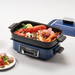 EJG556 - NỒI ĐIỆN ĐA NĂNG LOCK&LOCK, 220-240V, 1200-1400W, 50-60Hz 2.5L - Màu Navy