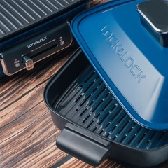 EJG556 - NỒI ĐIỆN ĐA NĂNG LOCK&LOCK, 220-240V, 1200-1400W, 50-60Hz 2.5L - Màu Navy