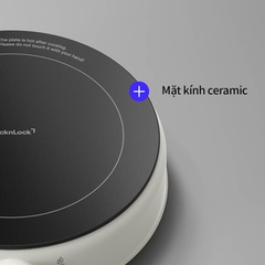 EJI126IVY - Bếp điện từ mini Locknlock Mini induction cooker 220-240V, 50/60Hz, 1500W - Màu ngà