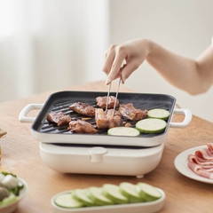 EJI136IVY Bếp hồng ngoại mini Locknlock Mini infrared cooker 220V, 50Hz, 1300W - Màu ngà