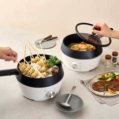 EJP421WHT-Nồi điện đa năng 4 trong 1 LocknLock 4in1 Multicooker 220-240V,50-60Hz,1000W,2L-Màu trắng