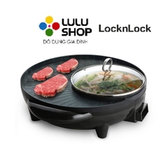 EJP511 - Nồi điện đa năng Lock&Lock 1L, AC220-240V, 50/60HZ, 1200-1400W - Màu đen