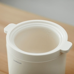 EJR314IVY - Nồi cơm điện mini LocknLock Mini rice cooker 220V, 50Hz, 300W, 0.6L - Màu ngà