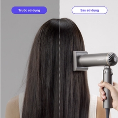 ENA626GRY - Máy sấy tạo kiểu tóc gấp gọn LocknLock Foldable hair styling dryer 220-240V, 50-60Hz, 1300W - Màu xám