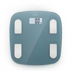 ENC541BLU - Cân sức khỏe điện tử Locknlock Body fat scale 310x300x21mm, 180kg - Màu xanh