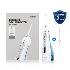 ENR156BLU - Máy tăm nước không dây Lock&Lock Cordless Oral Irrigator, 200ml - Màu xanh da trời