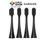 ENR636_BRS- Đầu bàn chải điện Locknlock, Replacement brush heads 4pcs- Màu đen