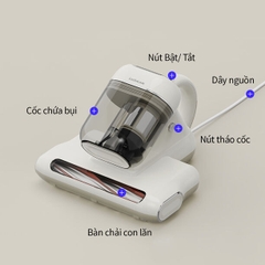 ENV818IVY - Máy hút bụi giường nệm LocknLock Mattress vacuum cleaner 220V~, 50Hz, 300W, 0.5L -  Màu ngà