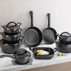 GTH3283-IH - Chảo rán Lock&Lock Salon 28cm (Có thể sử dùng bếp từ) - Màu đen