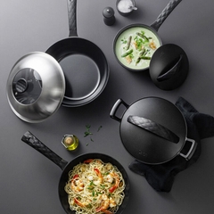 GTH3263-IH - Chảo nhôm chống dính Lock&Lock Salon 26cm (Có thể sử dụng bếp từ ) - Màu đen