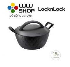 GTH3182-IH - Nồi Lock&Lock Salon 2 tay cầm 18cm (Có thể sử dụng bếp từ) - Màu đen