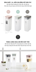 HAP817GRY-Bình nước Handle Bottle 1.4L- màu xám-PP-VN-15